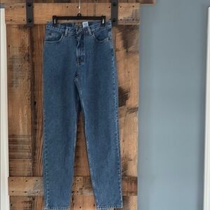 Anne Klein Blue Straight-Leg Jeans Classic Style